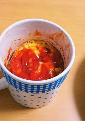 レンジで！簡単マグカップオムライス-レシピのメイン写真