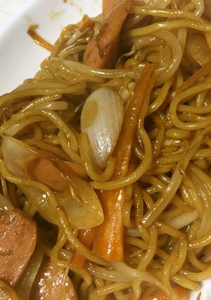 ちょい足し、ソース焼きそば-レシピのメイン写真