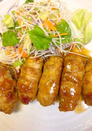 簡単な大葉梅肉チーズの肉巻き-レシピのメイン写真