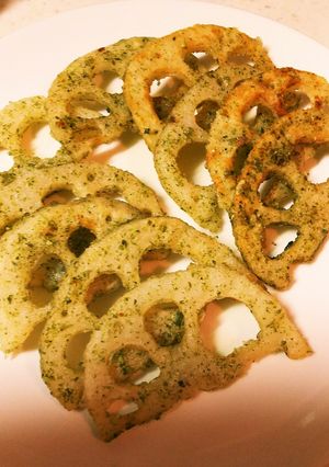 レンコンの青海苔焼きダシダ味♪-レシピのメイン写真
