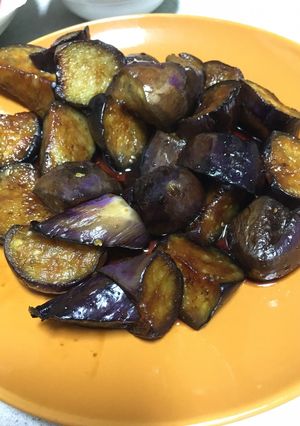ナスの甘いため♫-レシピのメイン写真