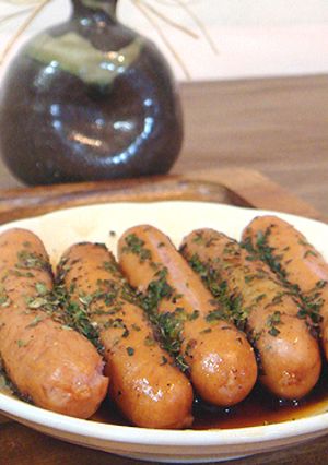 レンジで一瞬！　イタリアンなソーセージ☆-レシピのメイン写真