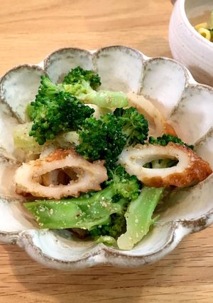 ちくわとブロッコリーの胡麻和え-レシピのメイン写真