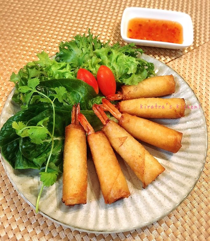 簡単！本格タイ料理☆エビ春巻き-レシピのメイン写真