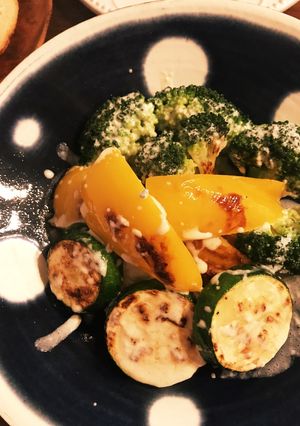 焼き野菜とブルーチーズドレッシング-レシピのメイン写真