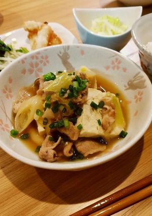 簡単☆やさしい味の肉豆腐♪-レシピのメイン写真