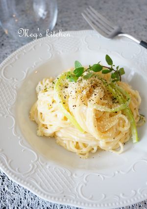 ランチに♡ズッキーニの濃厚クリームパスタ-レシピのメイン写真