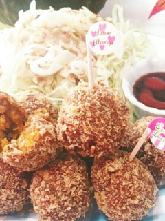 プチプチ かぼちゃコロッケ-レシピのメイン写真