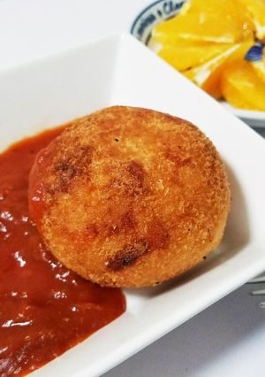 休日カフェご飯☆ライスコロッケ-レシピのメイン写真