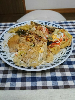 斬新すぎ!天ぷらうどん!-レシピのメイン写真