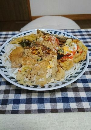 斬新すぎ！天ぷらうどん！-レシピのメイン写真
