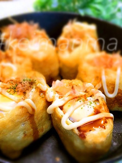 野菜クズ稲荷のお好み焼き風-レシピのメイン写真