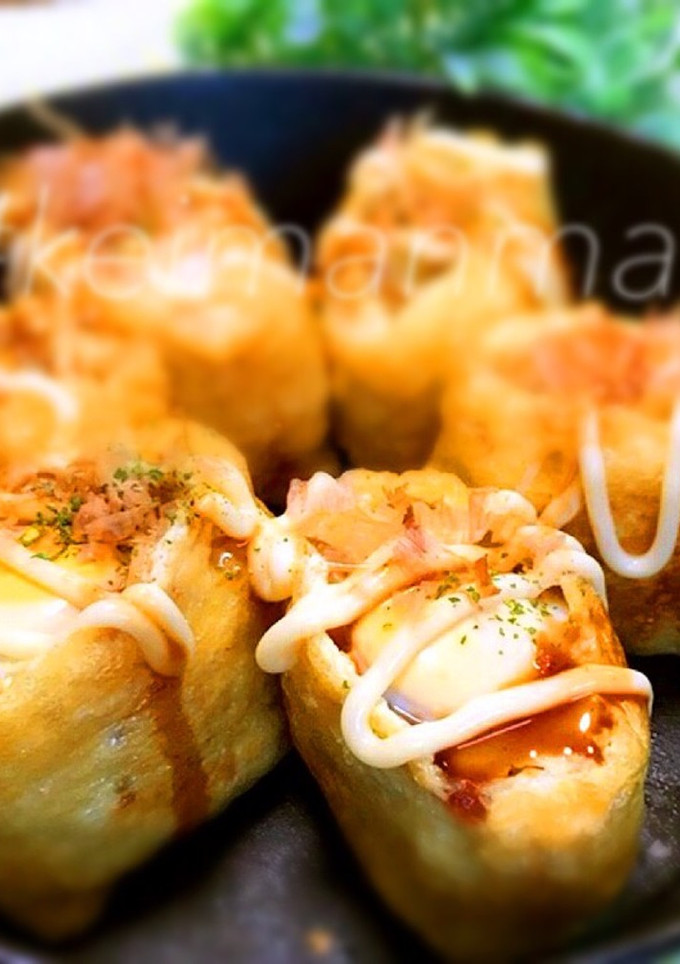 野菜クズ稲荷のお好み焼き風-レシピのメイン写真