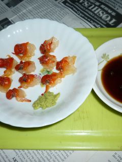七尾特産の赤西貝をお刺身で-レシピのメイン写真