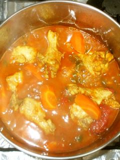 基本のチキンカレー♪簡単手羽元トマト缶-レシピのメイン写真