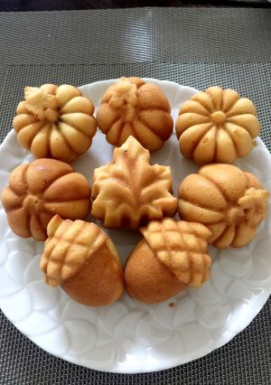 量らないで出来るマドレーヌ風あんこ入り-レシピのメイン写真