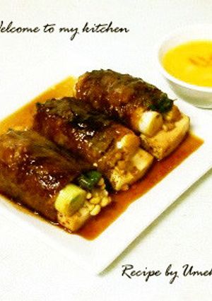 ２度楽しめる♪すきやき巻き-レシピのメイン写真