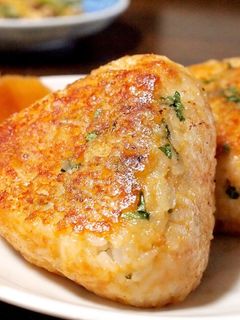 *簡単*大葉香るツナの味噌焼きおにぎり-レシピのメイン写真