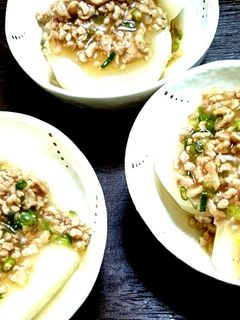 大根の豚そぼろ餡掛け-レシピのメイン写真