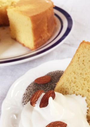 ココナッツフラワーで低糖質シフォンケーキ-レシピのメイン写真