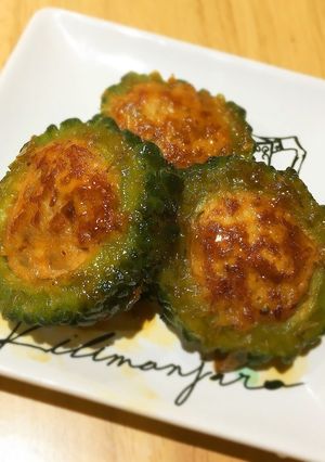 大洲朝市✩ゴーヤの肉詰め-レシピのメイン写真