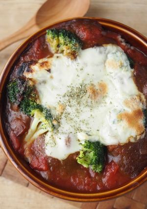 簡単10分！焼きトマトカレードリア-レシピのメイン写真