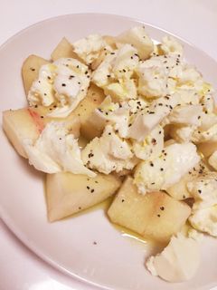 簡単美味しい!桃モッツァレラ-レシピのメイン写真