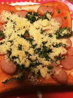 ピザ風トースト-レシピのメイン写真
