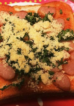 ピザ風トースト-レシピのメイン写真
