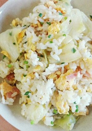 簡単レタスチャーハン-レシピのメイン写真