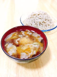鴨せいろ風✤簡単豚せいろ蕎麦-レシピのメイン写真