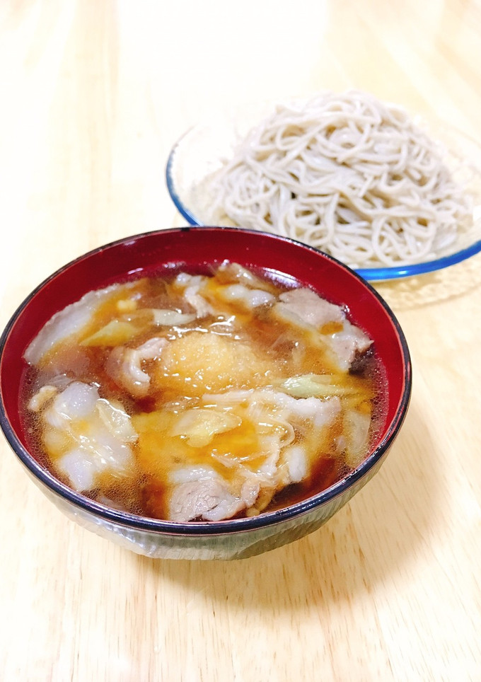 鴨せいろ風✤簡単豚せいろ蕎麦-レシピのメイン写真