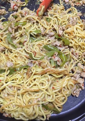 麻婆茄子焼きそば-レシピのメイン写真