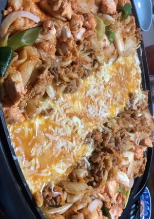 ホットプレートでできるチーズタッカルビ-レシピのメイン写真