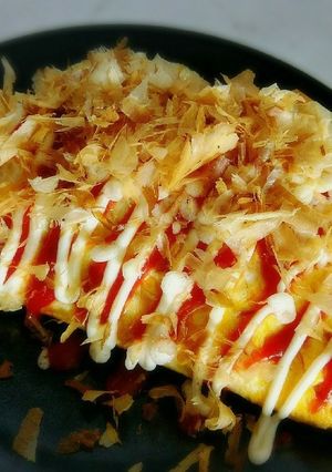 マヨポンキャベツのお好み焼き風-レシピのメイン写真