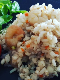 綺麗になれちゃう『雑穀de海老ピラフ』-レシピのメイン写真