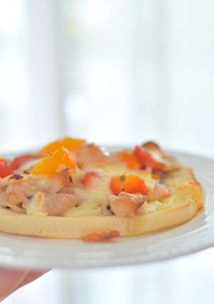 トマトたっぷりオープンサンド-レシピのメイン写真