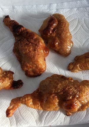 鶏皮捨てずに煎餅に！-レシピのメイン写真