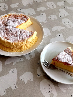 スフレチーズケーキ-レシピのメイン写真