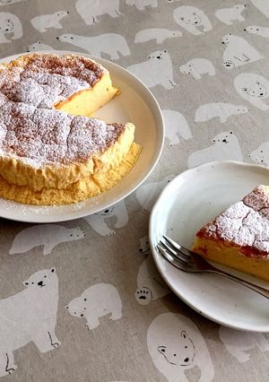 スフレチーズケーキ-レシピのメイン写真