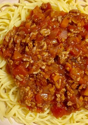 超簡単で美味しい材料3つのミートソース-レシピのメイン写真