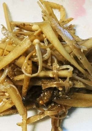 しらす入りきんぴらごぼう-レシピのメイン写真