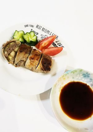 ☆ﾋﾞｰﾙに合うなすのはさみ焼き☆-レシピのメイン写真