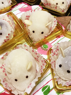 うさぎのマンゴー大福-レシピのメイン写真