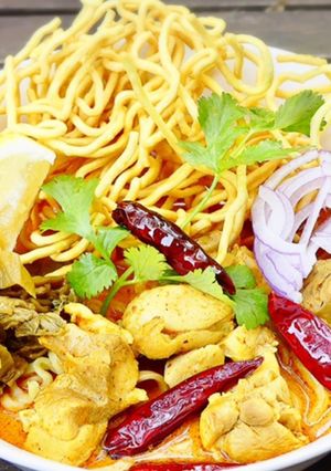 簡単！本格タイ料理 ☆ カオソーイ-レシピのメイン写真