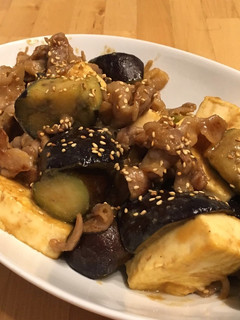 豆腐となすの豚味噌炒め-レシピのメイン写真