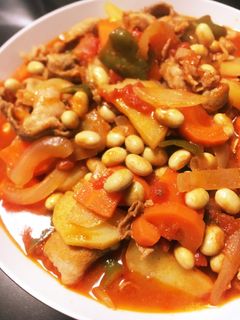 簡単!野菜たっぷりトマト煮-レシピのメイン写真