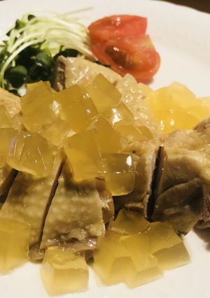 鶏モモ肉コンソメゼリーかけ（低脂肪）-レシピのメイン写真
