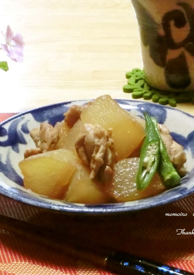 ☆母の冬瓜と鶏もも肉の煮物☆-レシピのメイン写真