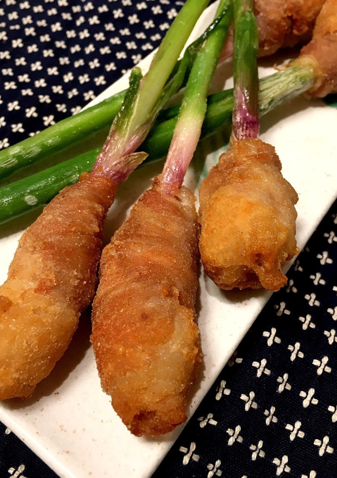 アツアツがうまい！葉生姜の豚巻き揚げ-レシピのメイン写真